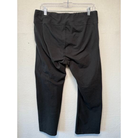 Pact 100% Organic Cotton High Rise Flare Cropped Leggings, Size XL - Picture 2 of 3